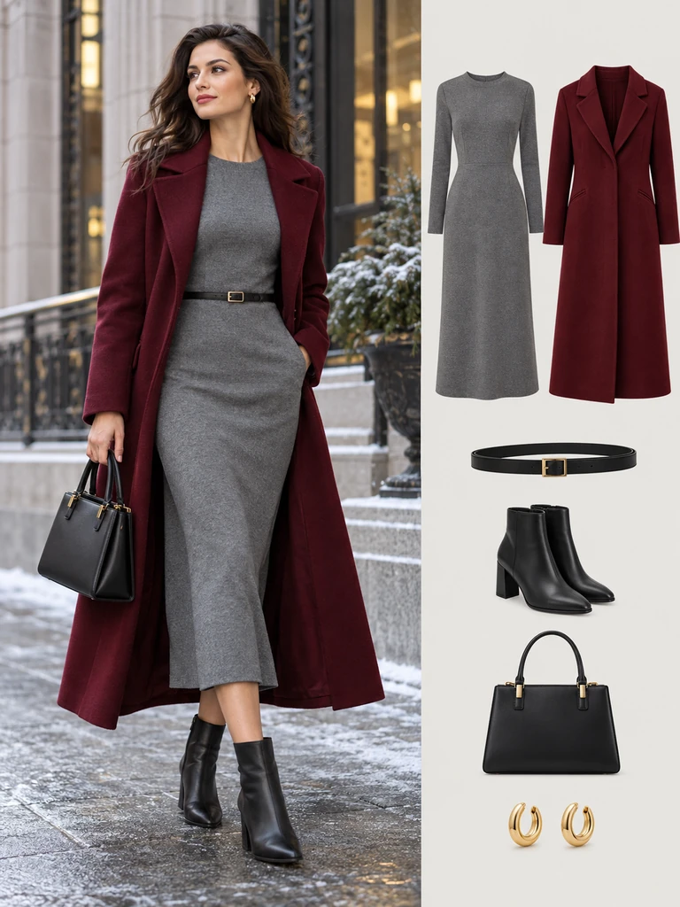 45 Winter Business Casual Dresses for Women That Look Polished and Chic - image 16