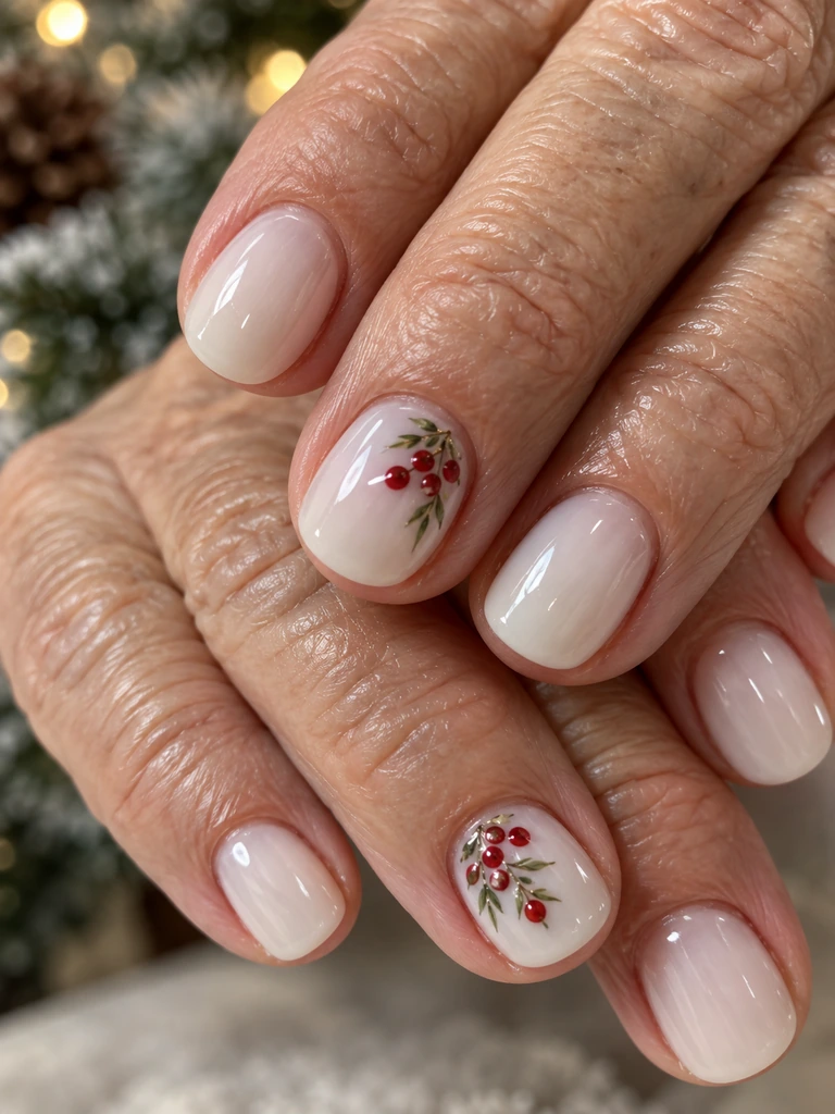 45 Classy Christmas Nail Design Ideas for Women Over 70 for a Festive Look - image 17