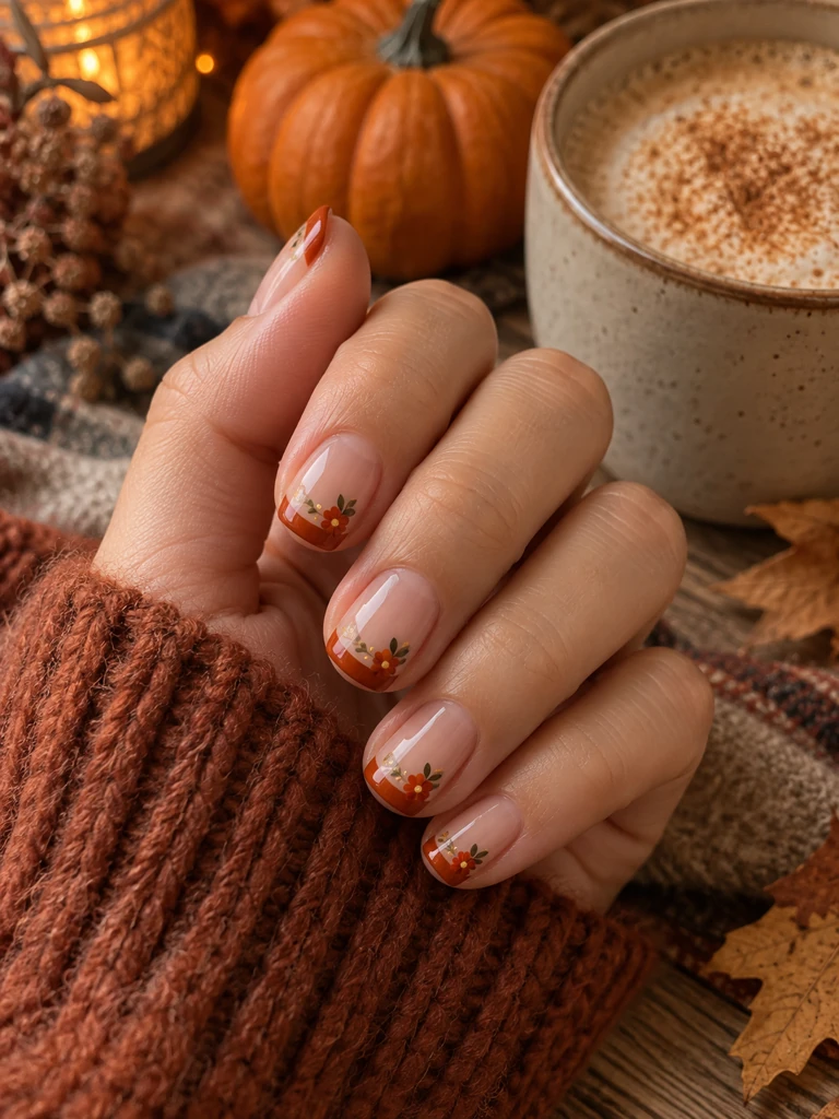 45 Cute Fall Nail Design Ideas for Short Nails You’ll Want to Try - image 17