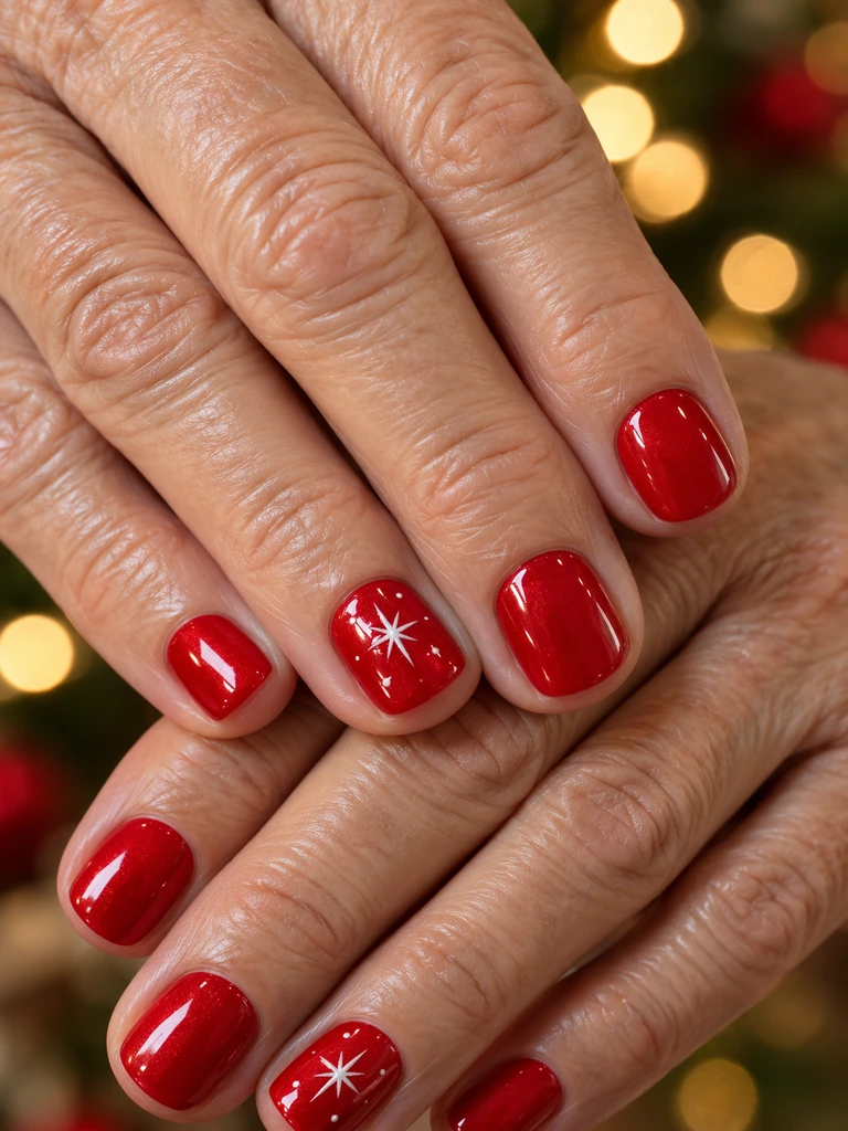 45 Classy Christmas Nail Design Ideas for Women Over 70 for a Festive Look - image 18