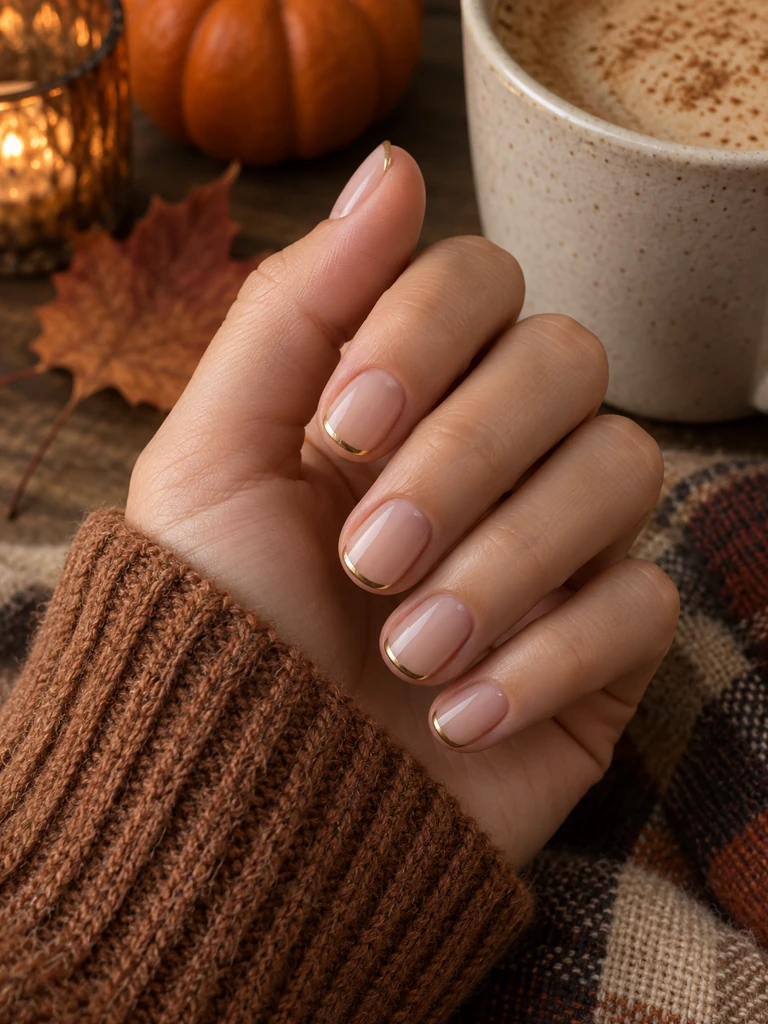 45 Cute Fall Nail Design Ideas for Short Nails You’ll Want to Try - image 19