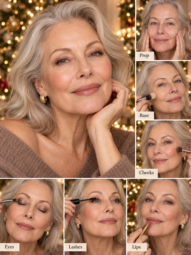 40 Christmas Makeup Ideas for Women Over 60 - image 20