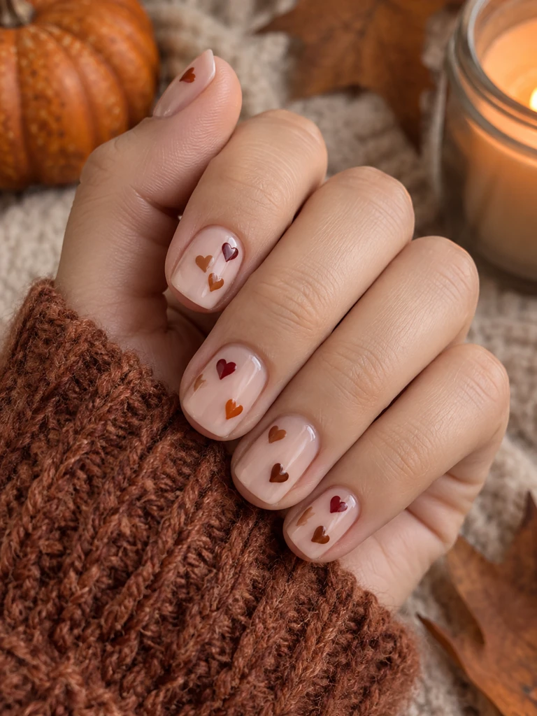 45 Cute Fall Nail Design Ideas for Short Nails You’ll Want to Try - image 21