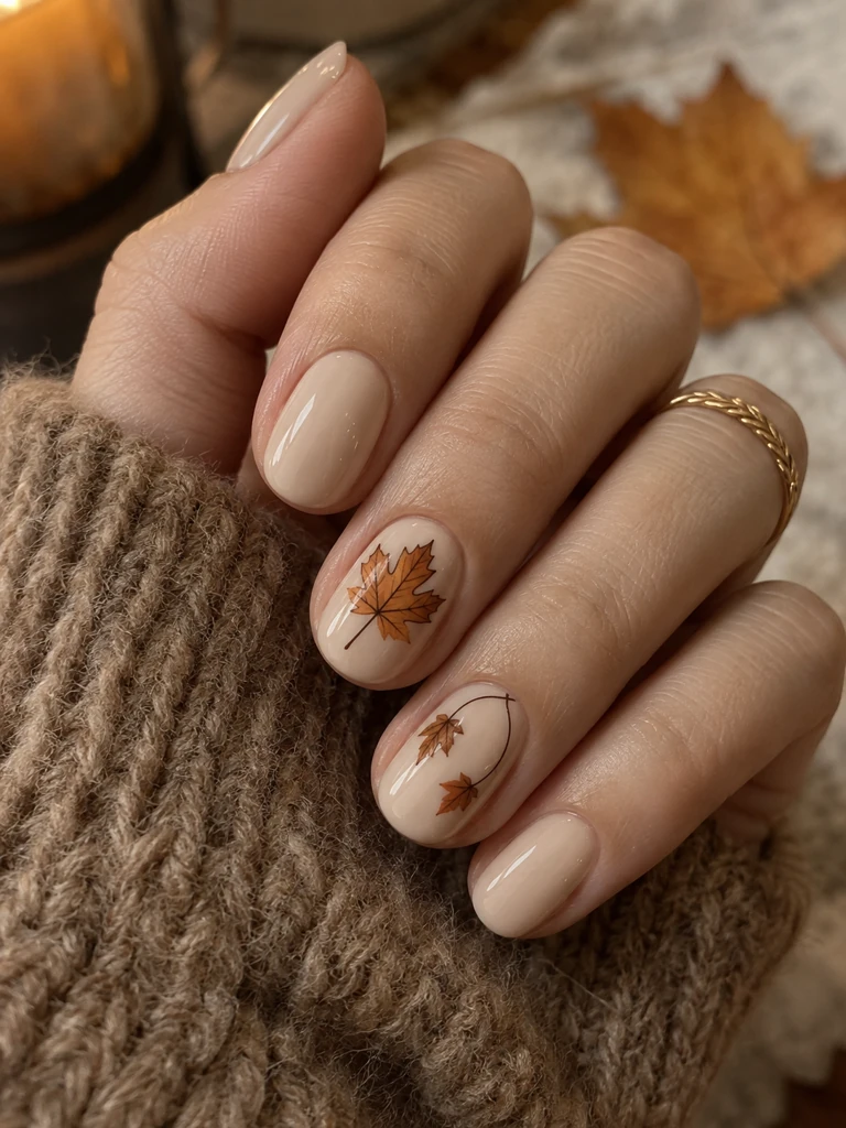 45 Cute Fall Nail Design Ideas for Short Nails You’ll Want to Try - image 22