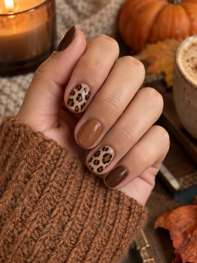 45 Cute Fall Nail Design Ideas for Short Nails You’ll Want to Try - image 23