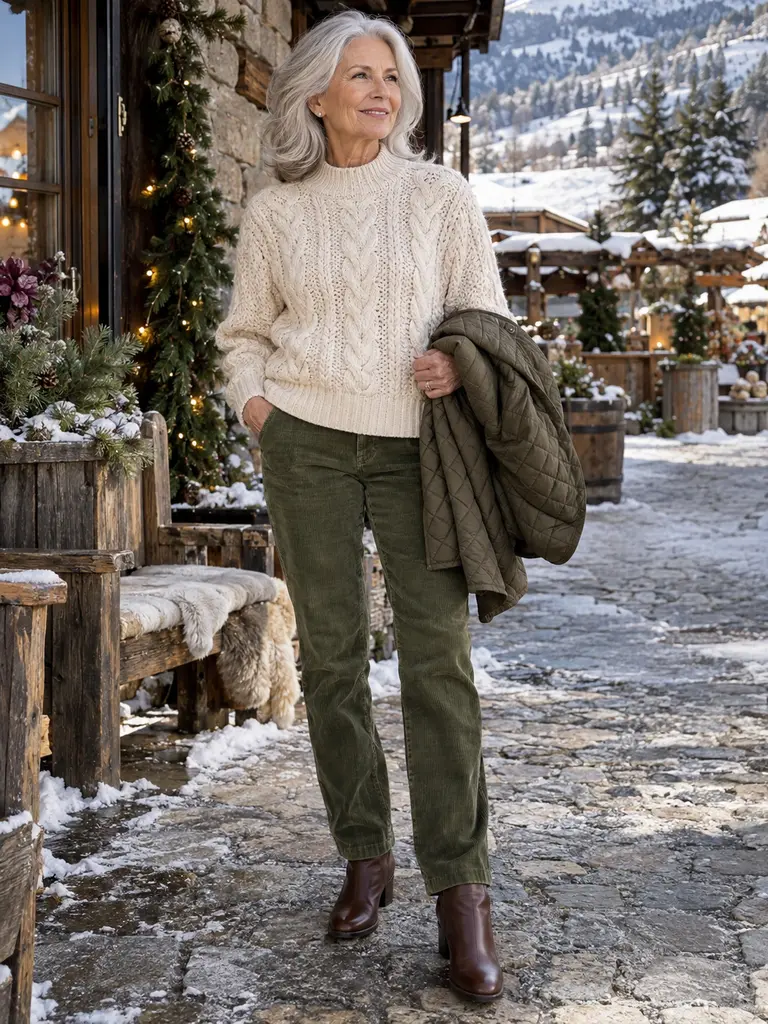 45 Flattering Winter Outfits for Women Over 70 - image 24