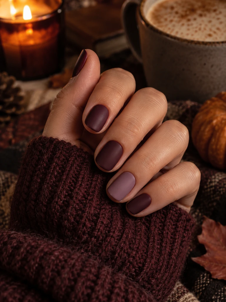 45 Cute Fall Nail Design Ideas for Short Nails You’ll Want to Try - image 24