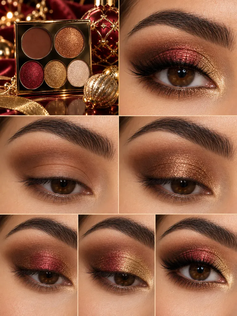 23 Eye Makeup Ideas for Christmas That Look Festive, Elegant, and Gorgeous - image 24