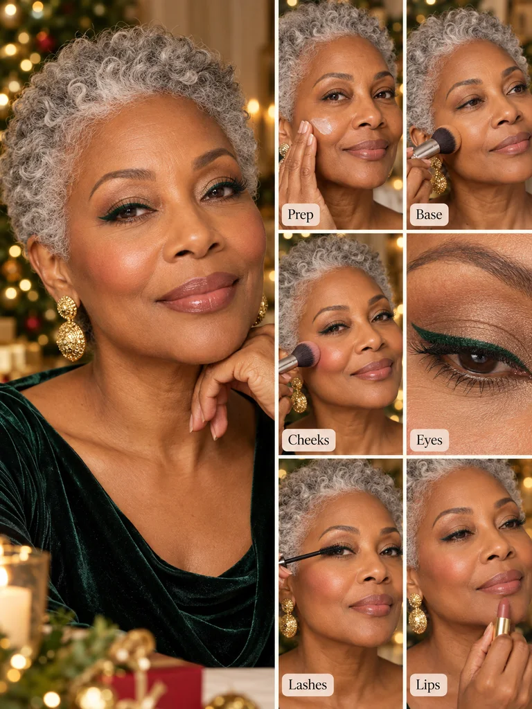40 Christmas Makeup Ideas for Women Over 60 - image 25