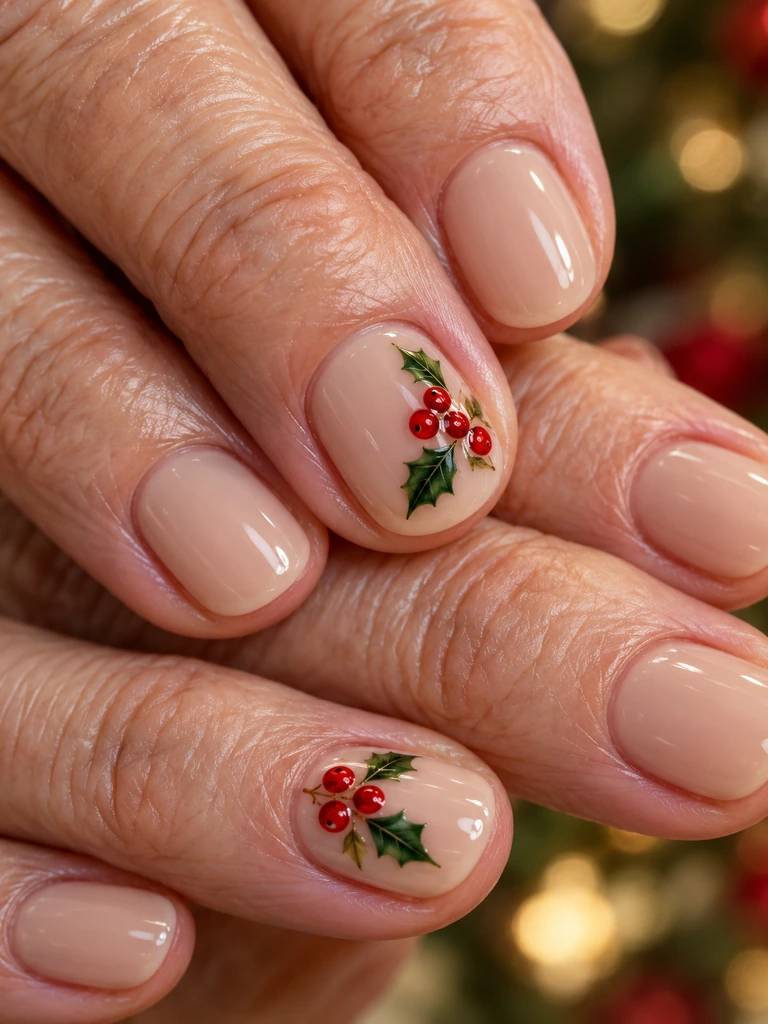 45 Classy Christmas Nail Design Ideas for Women Over 70 for a Festive Look - image 25