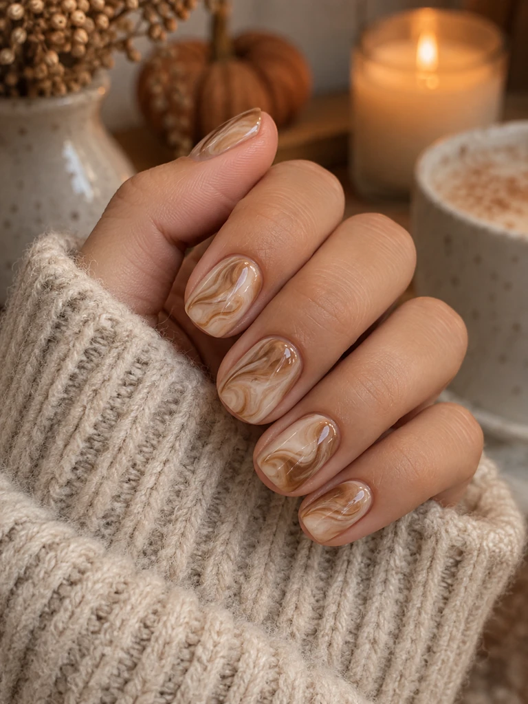 45 Cute Fall Nail Design Ideas for Short Nails You’ll Want to Try - image 25