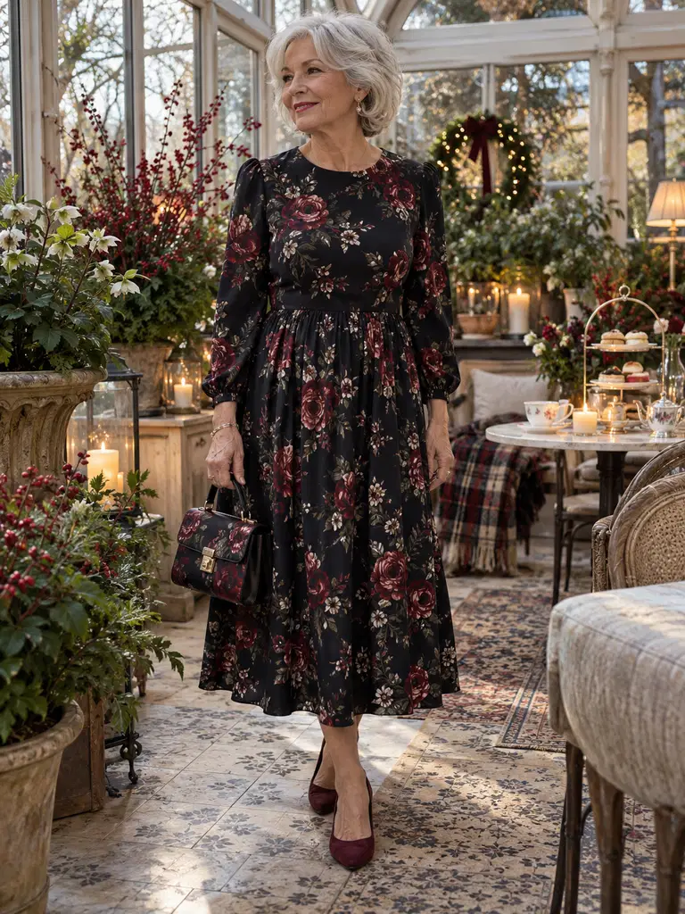 45 Christmas Tea Party Dresses for Women Over 70 - image 26