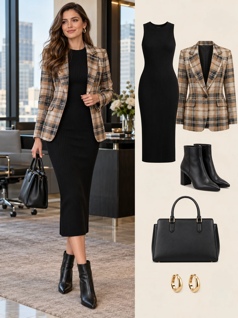 45 Winter Business Casual Dresses for Women That Look Polished and Chic - image 27