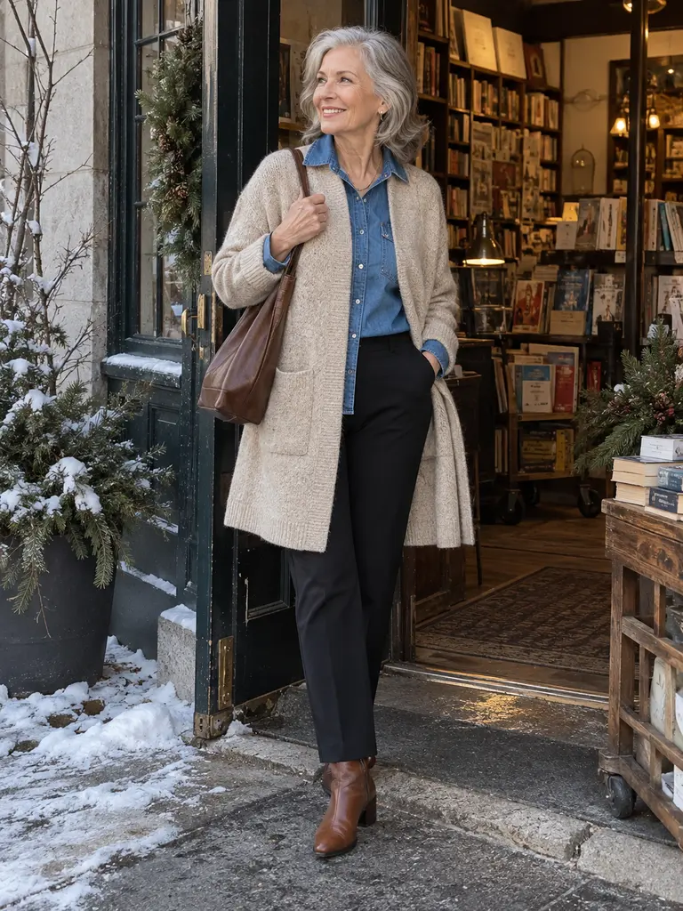 45 Flattering Winter Outfits for Women Over 70 - image 28