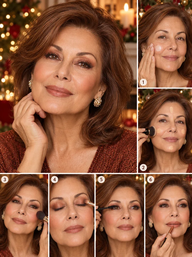 40 Christmas Makeup Ideas for Women Over 60 - image 30