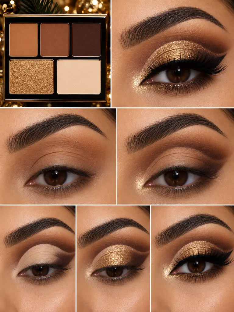 23 Eye Makeup Ideas for Christmas That Look Festive, Elegant, and Gorgeous - image 30