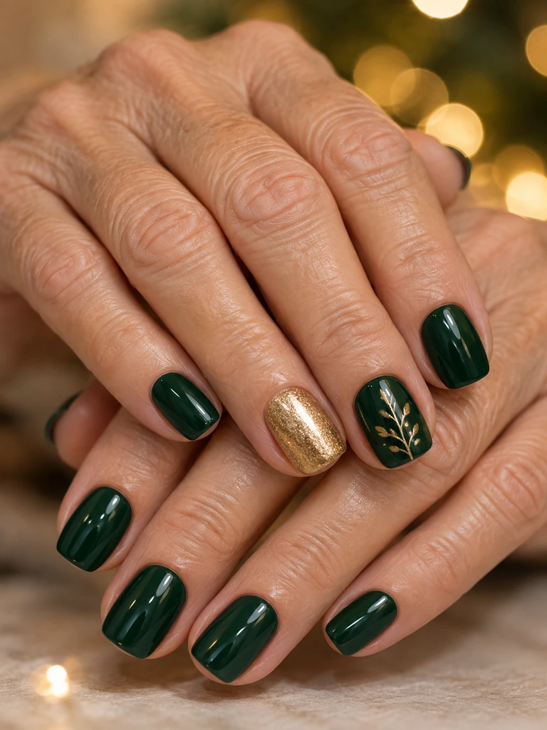 45 Classy Christmas Nail Design Ideas for Women Over 70 for a Festive Look - image 31