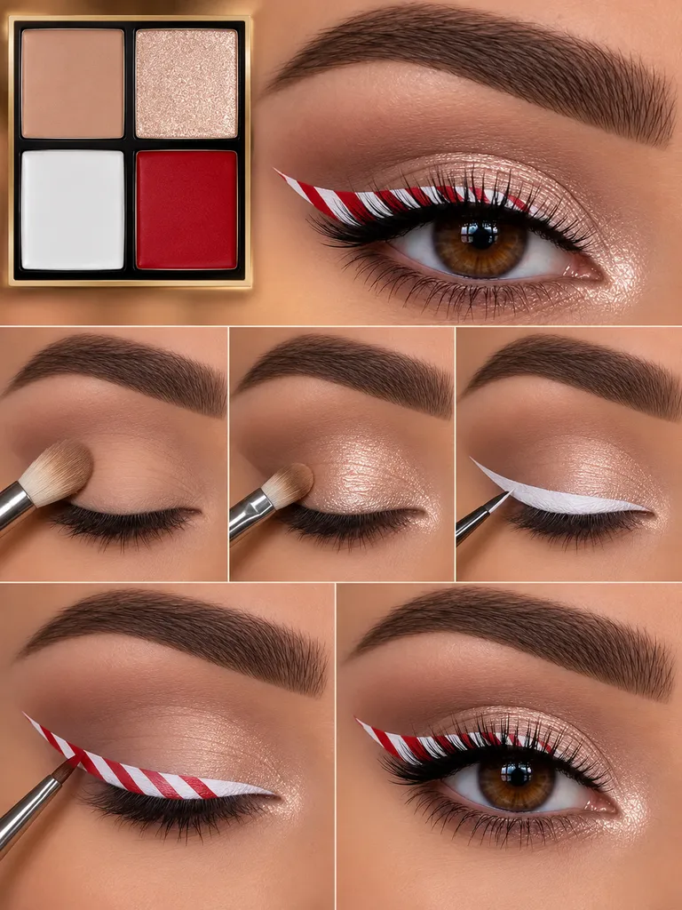 23 Eye Makeup Ideas for Christmas That Look Festive, Elegant, and Gorgeous - image 32