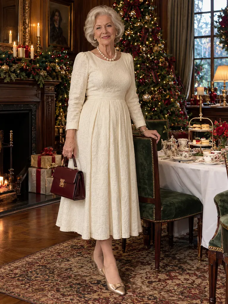 45 Christmas Tea Party Dresses for Women Over 70 - image 33