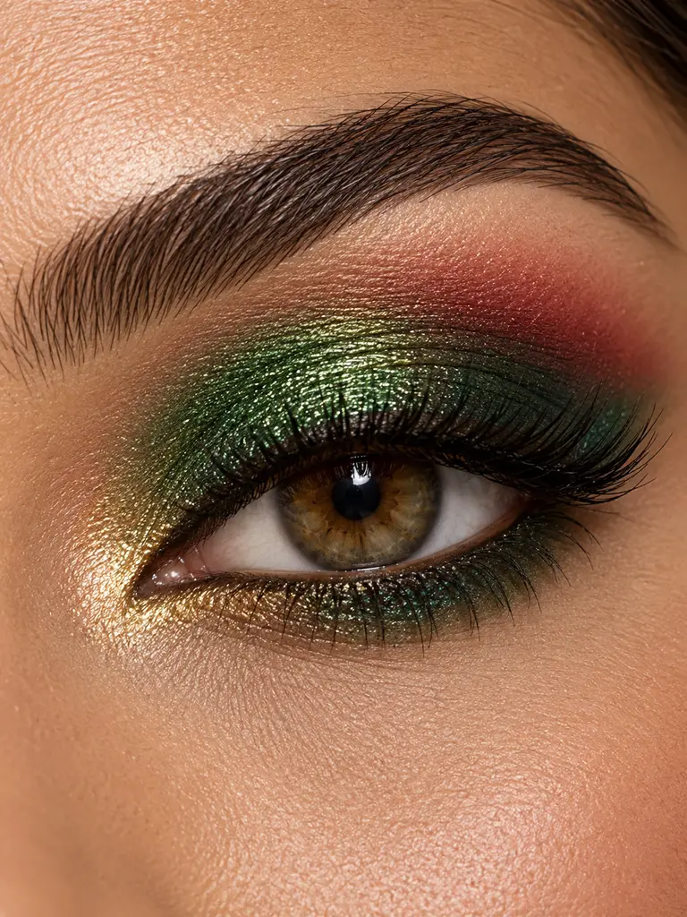 23 Eye Makeup Ideas for Christmas That Look Festive, Elegant, and Gorgeous - image 33