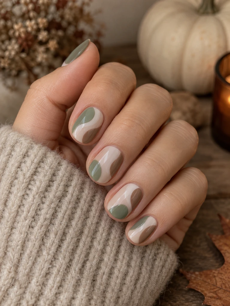 45 Cute Fall Nail Design Ideas for Short Nails You’ll Want to Try - image 36