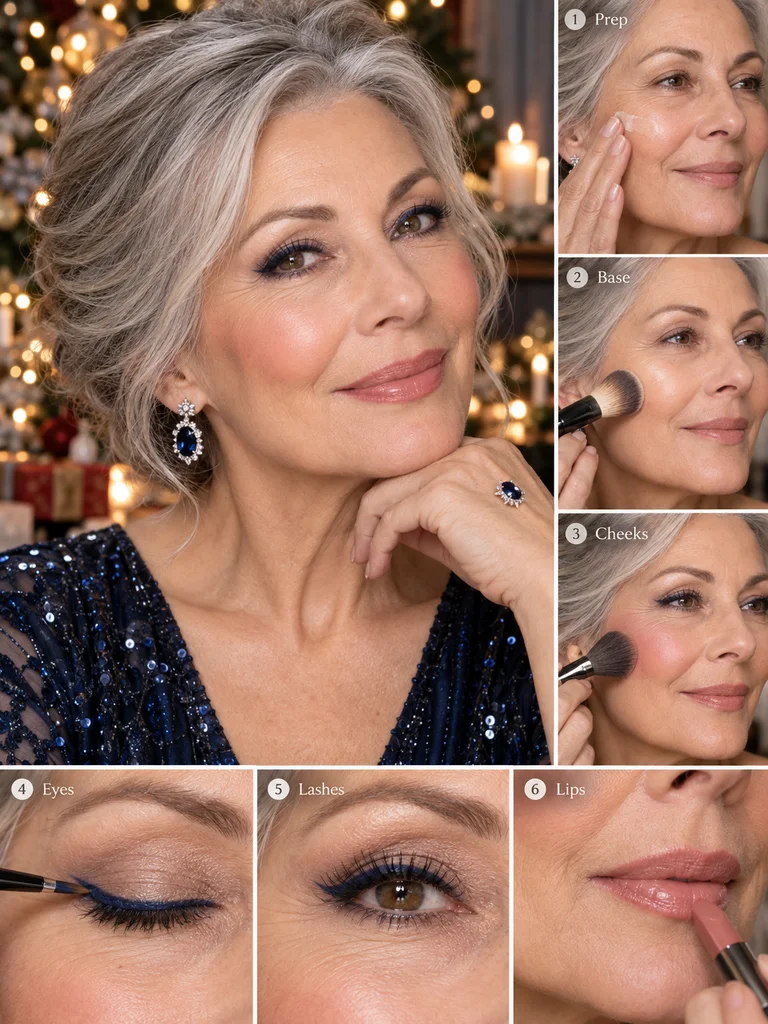 40 Christmas Makeup Ideas for Women Over 60 - image 37