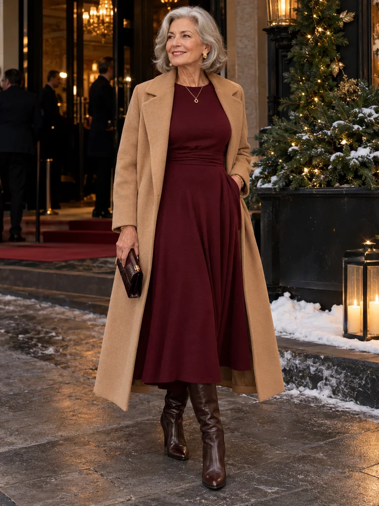 45 Flattering Winter Outfits for Women Over 70 - image 37