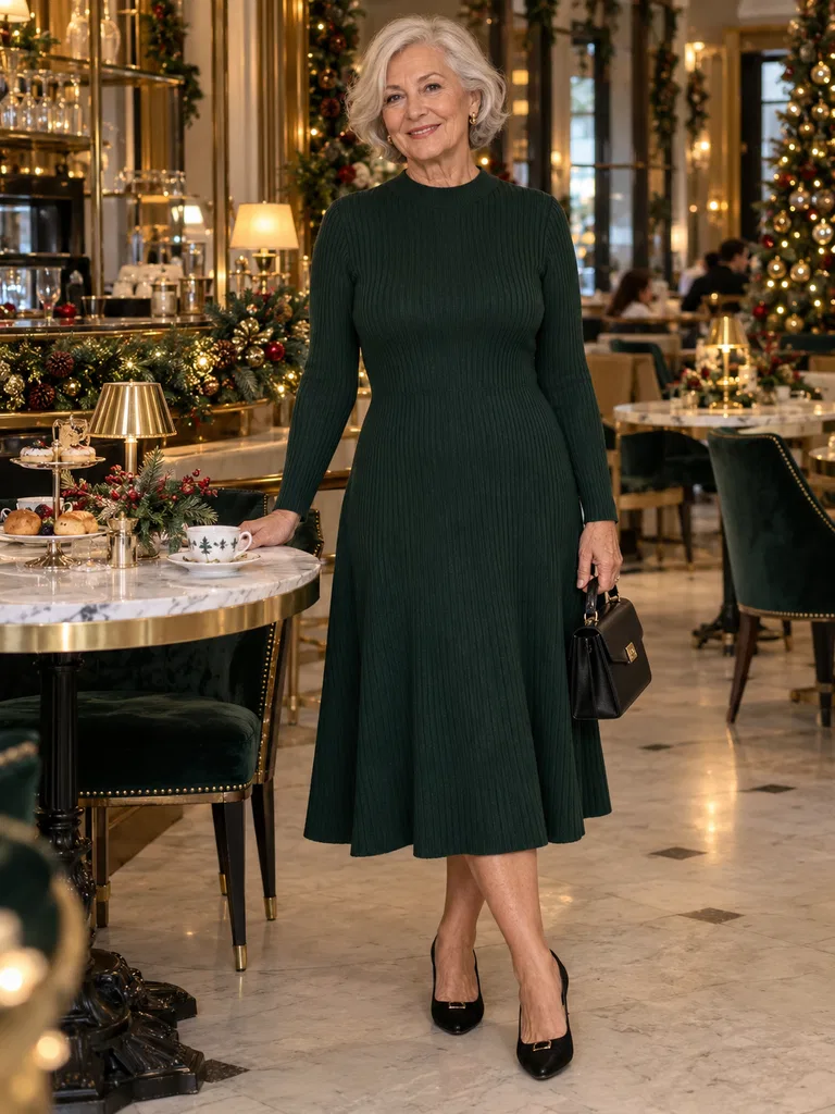 45 Christmas Tea Party Dresses for Women Over 70 - image 37