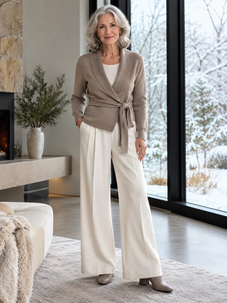 45 Flattering Winter Outfits for Women Over 70 - image 38
