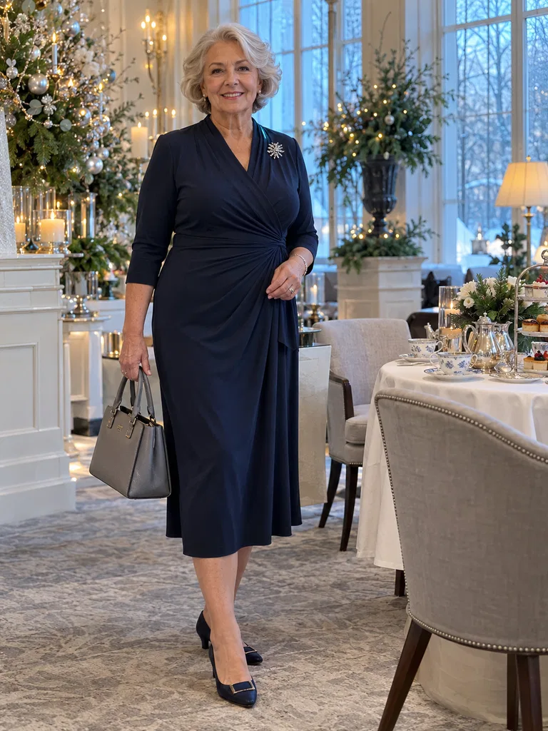 45 Christmas Tea Party Dresses for Women Over 70 - image 38