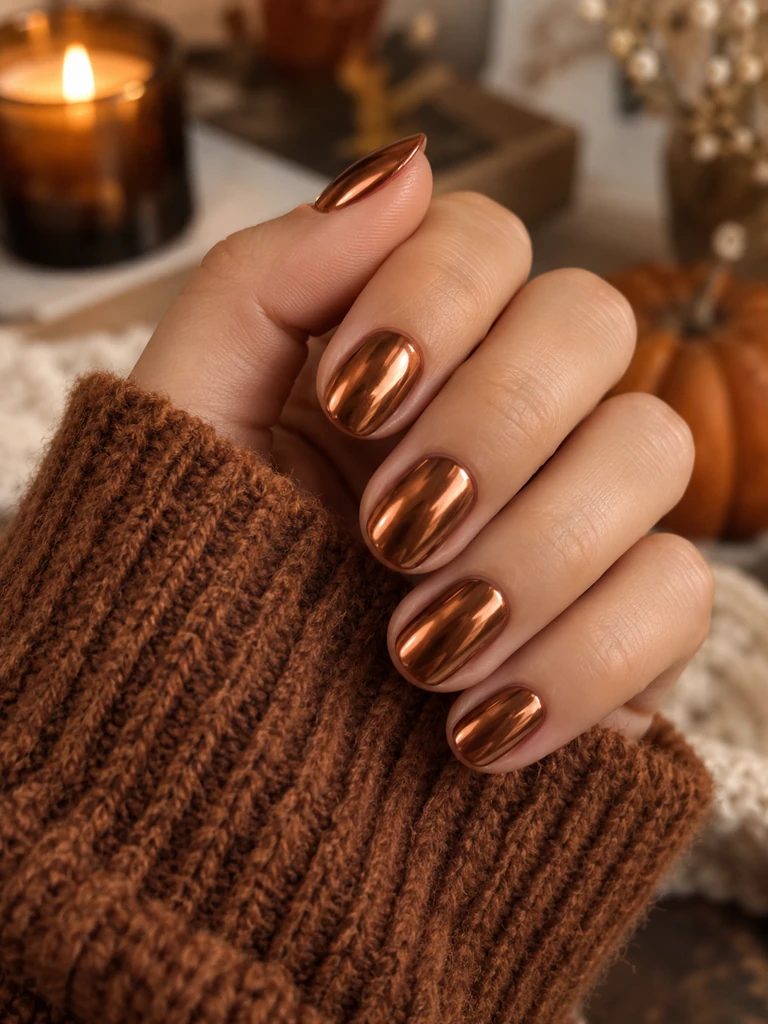 45 Cute Fall Nail Design Ideas for Short Nails You’ll Want to Try - image 38