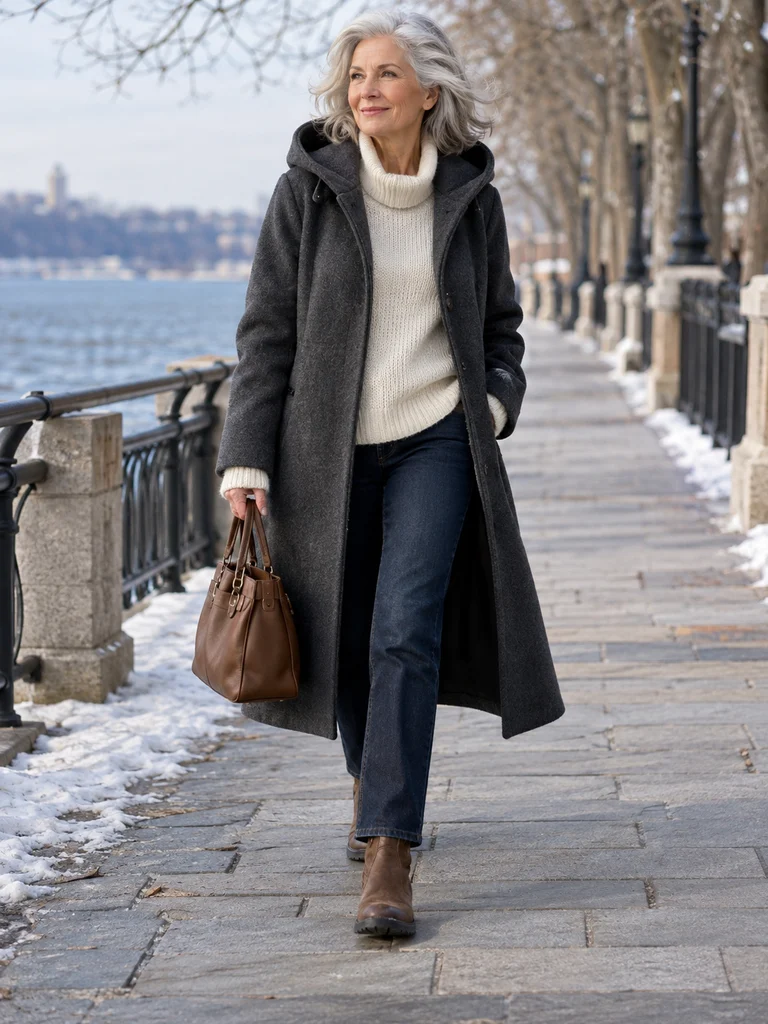 45 Flattering Winter Outfits for Women Over 70 - image 39