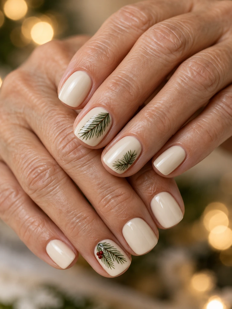 45 Classy Christmas Nail Design Ideas for Women Over 70 for a Festive Look - image 39