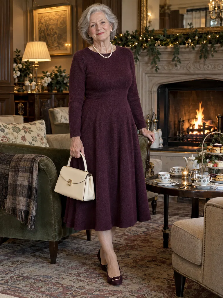 45 Christmas Tea Party Dresses for Women Over 70 - image 39