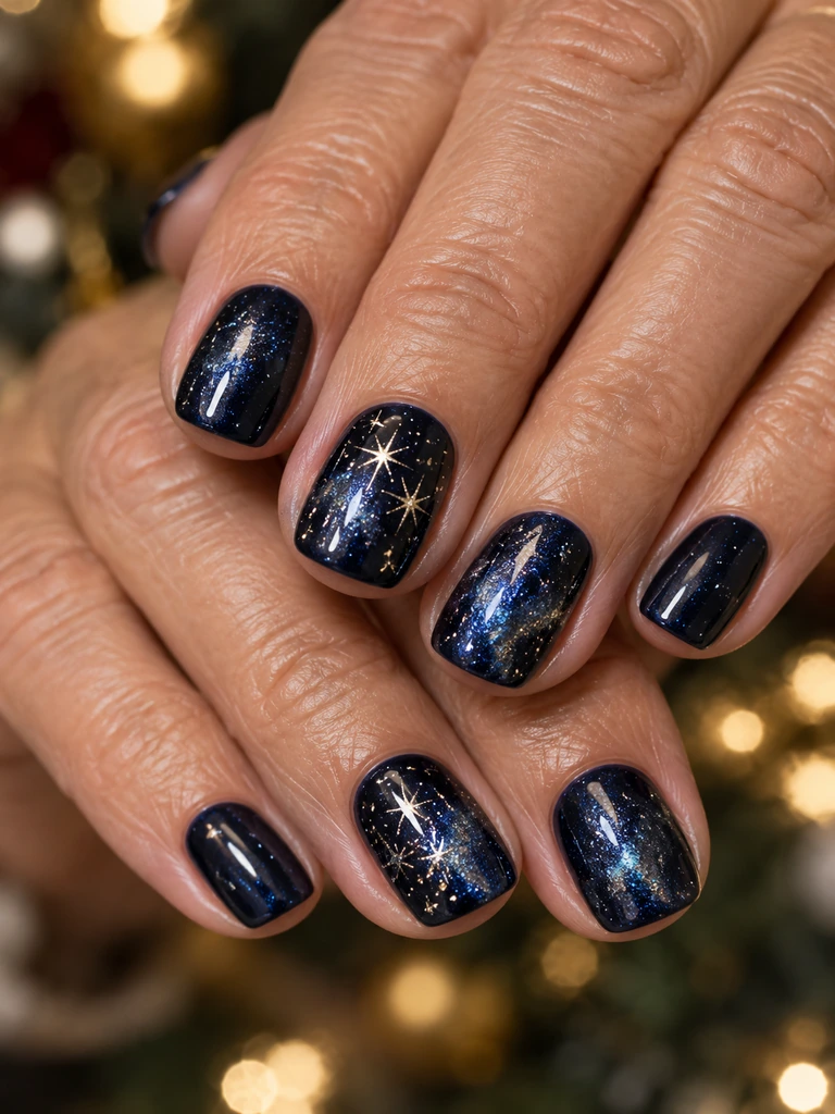 45 Classy Christmas Nail Design Ideas for Women Over 70 for a Festive Look - image 42