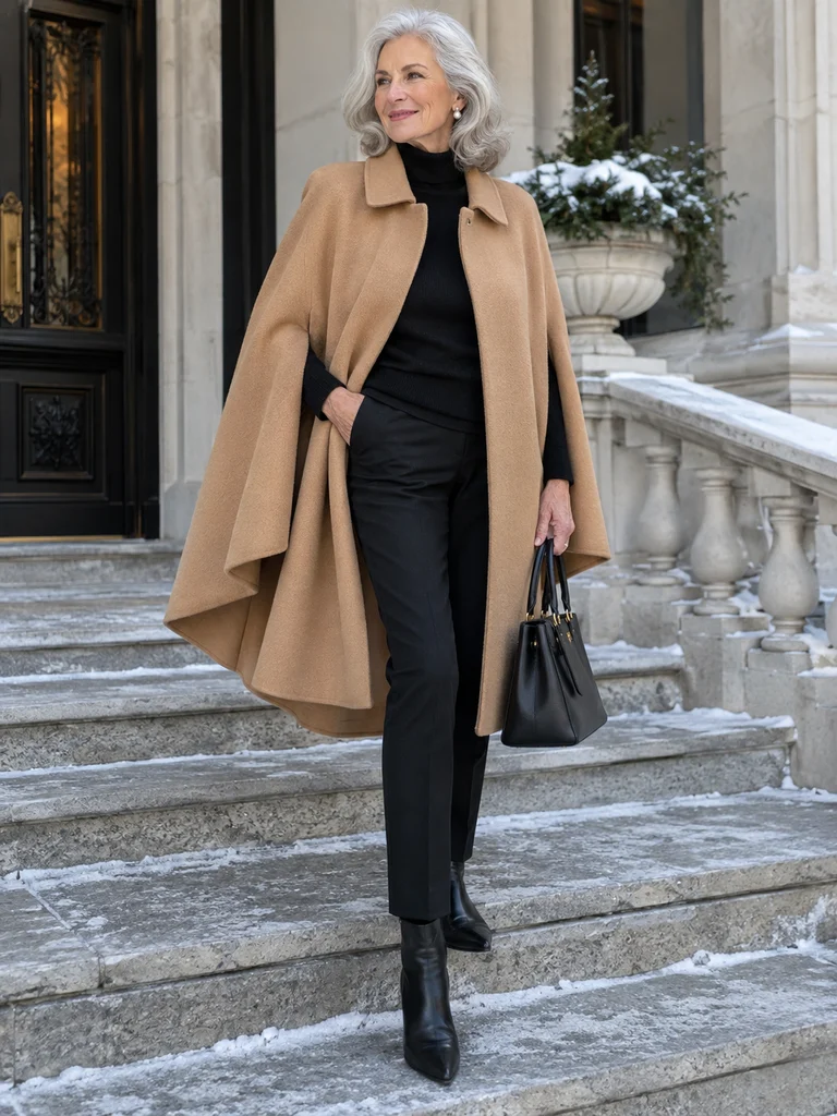 45 Flattering Winter Outfits for Women Over 70 - image 43