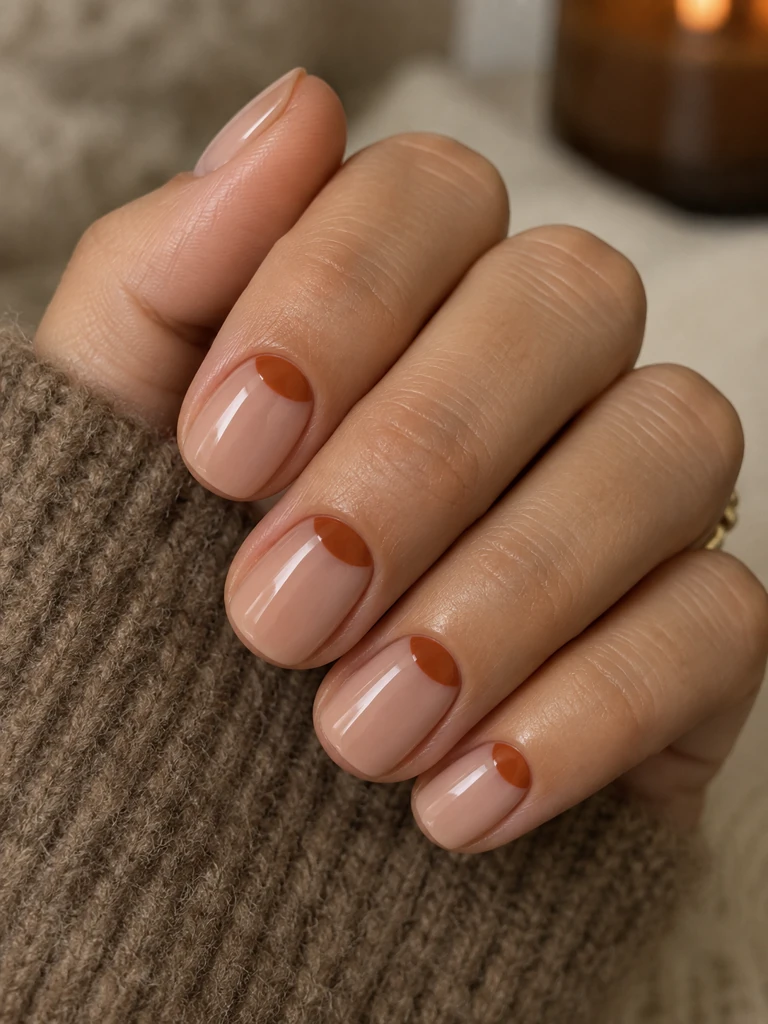 45 Cute Fall Nail Design Ideas for Short Nails You’ll Want to Try - image 43