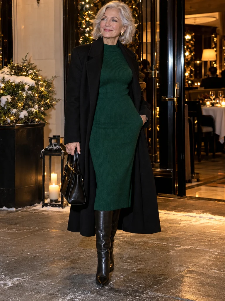 45 Flattering Winter Outfits for Women Over 70 - image 44