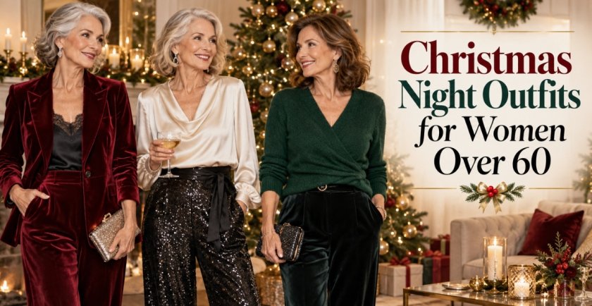 Christmas Night Outfits for Women Over 60