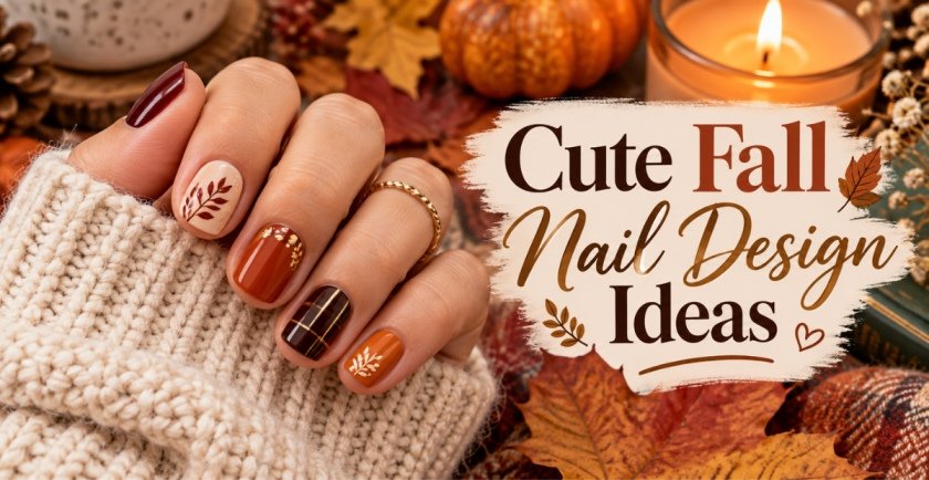 Cute Fall Nail Design Ideas