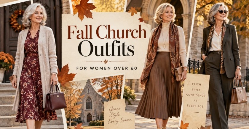 Fall Church Outfits for Women Over 60