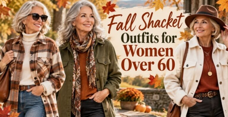 45 Chic Fall Shacket Outfits for Women Over 60 to Copy This Season