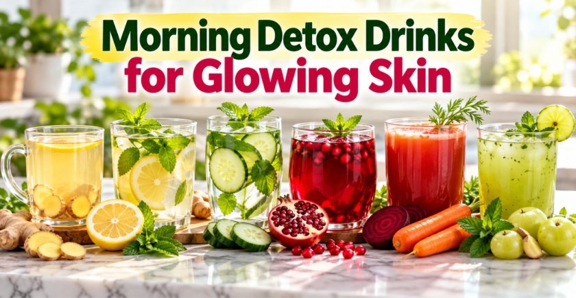 Morning Detox Drinks for Glowing Skin