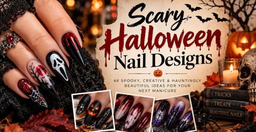 Scary Halloween Nail Designs
