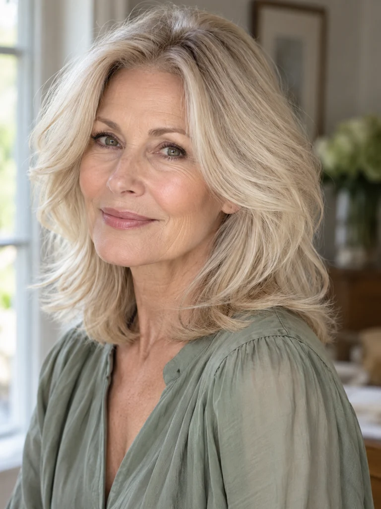 45 Best Hair Colors for Women Over 60 With Medium-Length Hair - image 01