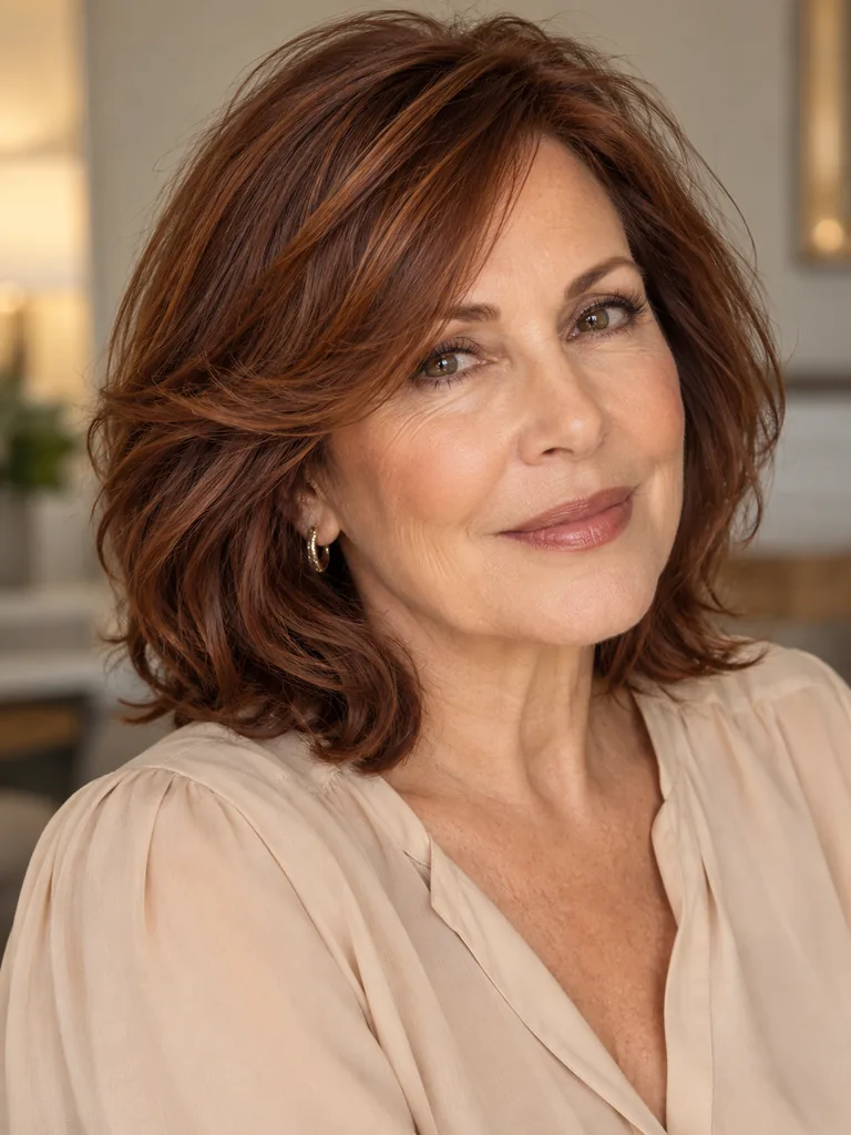 45 Stunning Red Hair Color Ideas for Older Women Over 50 - image 02
