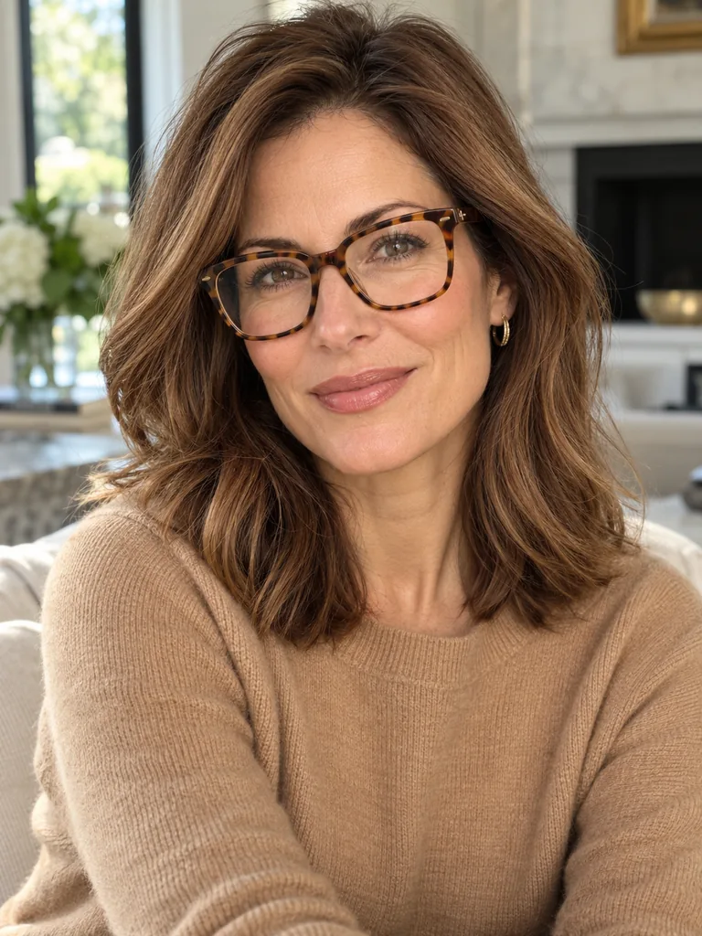 45 Gorgeous Glasses Frames for Women in 40s for Every Face Shape - image 02