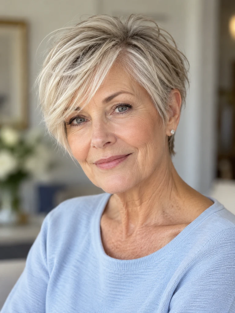 45 Feminine Short Haircuts for Women Over 60 That Feel Soft, Modern, and Flattering - image 02