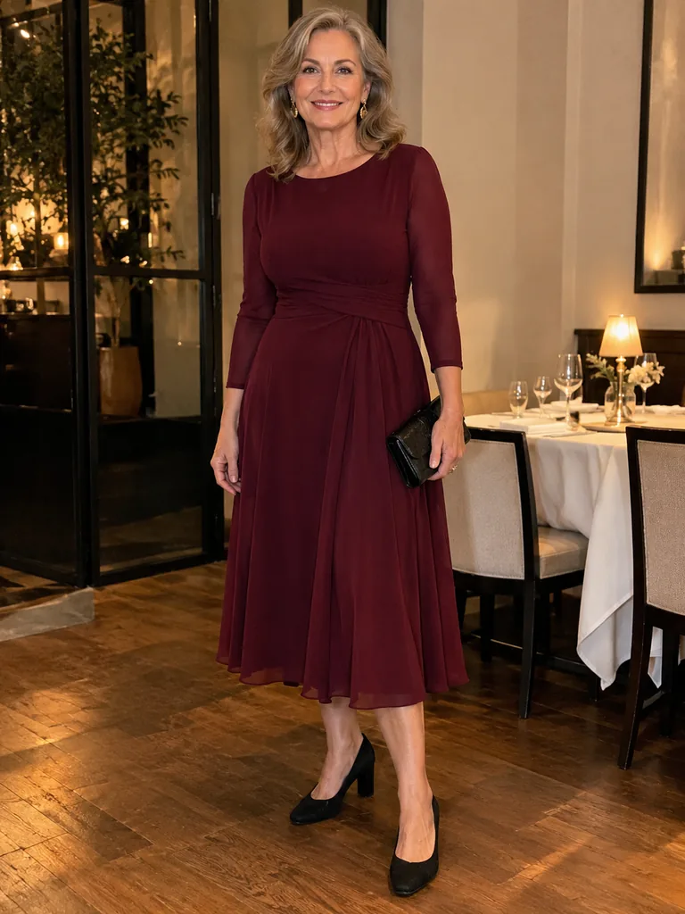 45 Classy and Comfortable New Years Outfit Ideas for Women Over 50 - image 03
