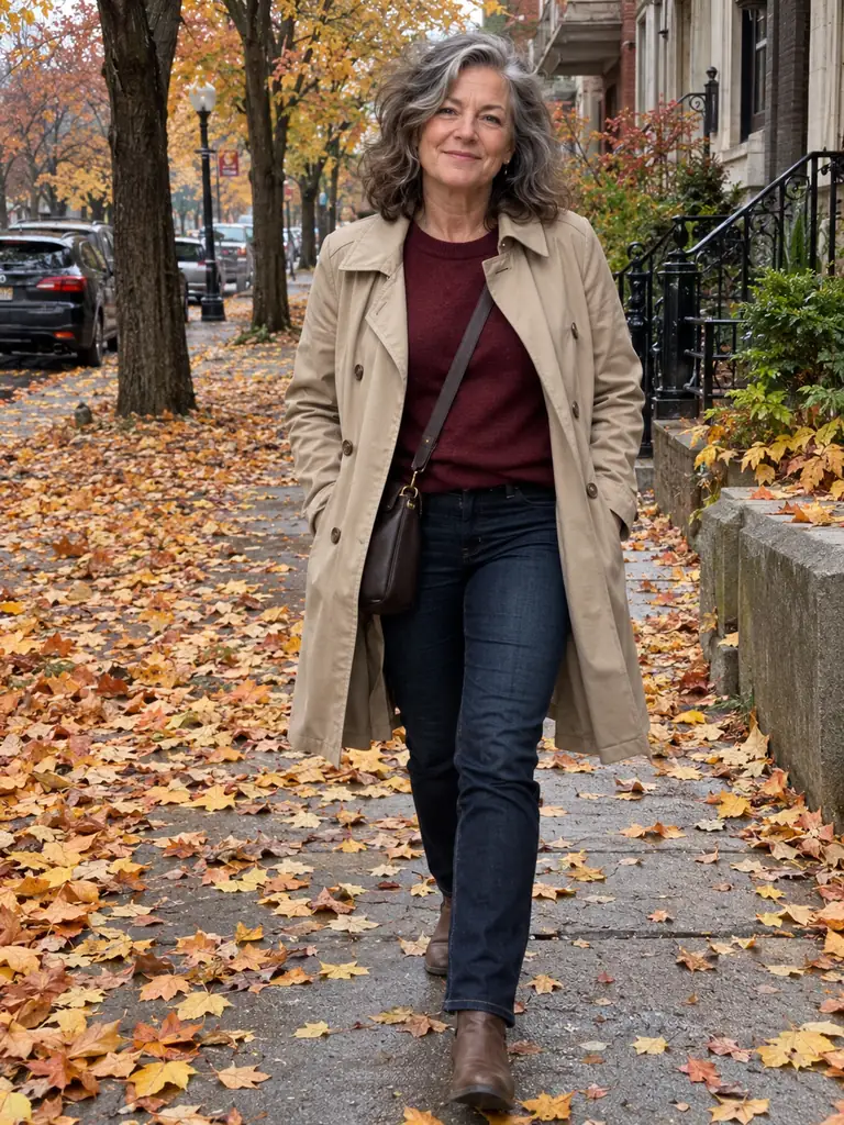 45 Chic Fall Travel Outfits for Women Over 60 for Effortless Autumn Style - image 03